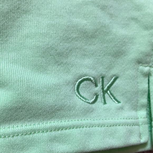 Calvin Klein Performance Set Top & Shorts L Mint Green - Picture 5 of 7